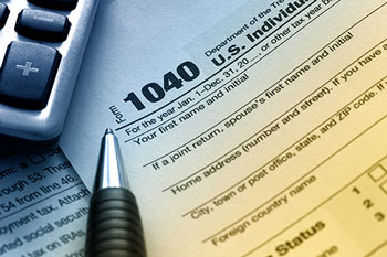 photo of 1040 tax form representing IRS Tax Attorney